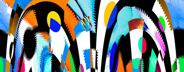 Modern soyut resim. Renkli akıcı sanat resimleri. Geometrik arkaplan.