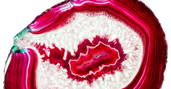 Kristal enine kesit arkaplanı. Doğal saydam agat kristal yüzey dilimi. Madenin makro yakın çekimi, soyut yapı