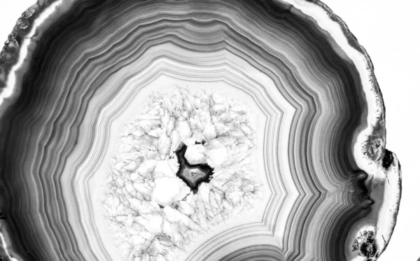 Kristal enine kesit arkaplanı. Doğal saydam agat kristal yüzey dilimi. Madenin makro yakın çekimi, soyut yapı