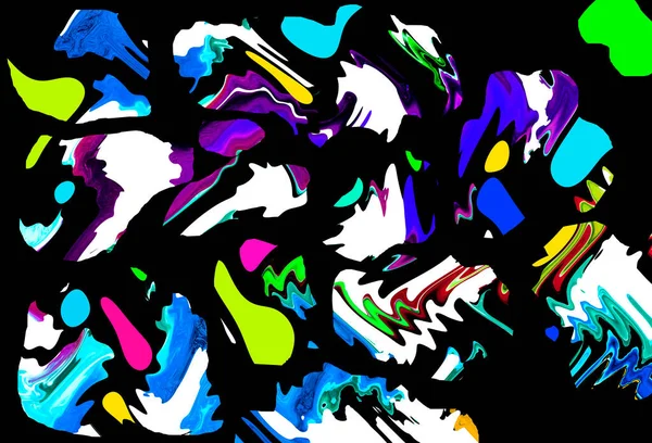 Modern tasarım çizimi. Çizgi ve renk bloğu geometrik şekiller. Pop sanat