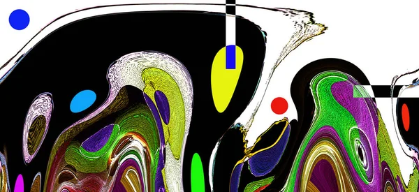 Modern tasarım çizimi. Çizgi ve renk bloğu geometrik şekiller. Pop sanat