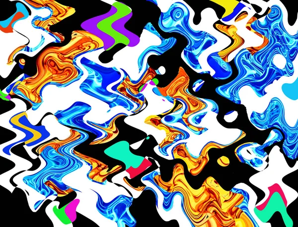 Modern tasarım çizimi. Çizgi ve renk bloğu geometrik şekiller. Pop sanat