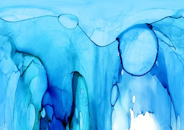 Yüksek kaliteli soyut Çin manzara resminin modern sanat arka planı alkol mürekkebiyle sunulmuştur..