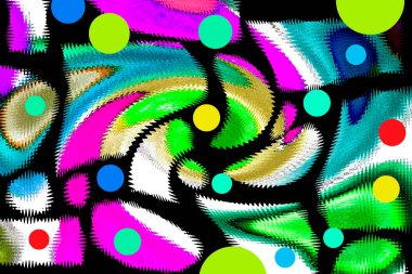 Modern tasarım çizimi. Çizgi ve renk bloğu geometrik şekiller. Pop sanat