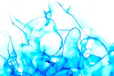 Alkol mürekkebi ve renkli soyut modern resim arka planıyla yapılmış yüksek kalite modern soyut resim..