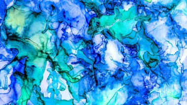 Alkol mürekkebi ve renkli soyut modern resim arka planıyla yapılmış yüksek kalite modern soyut resim..