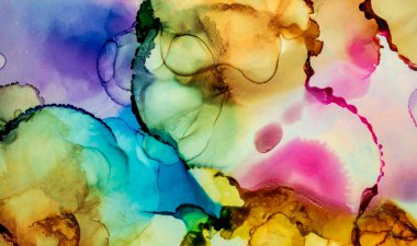 Modern tasarım çizimi. Çizgi ve renk bloğu geometrik şekiller. Pop sanat