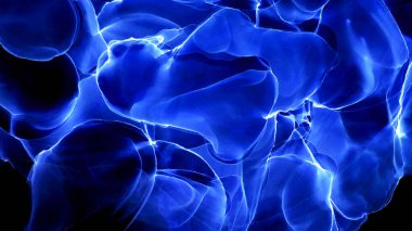 Alkol mürekkebinden yapılmış doğal akışkan sanat tablosu. Yumuşak, rüya gibi renkler. Aurora oluştur. Şeffaf dalgalı hatları ateşle.