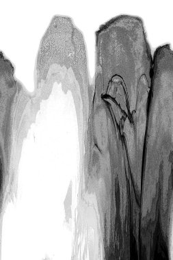 Alkol mürekkebinin sunduğu yüksek kaliteli akış sanatı tasarımcıya modern bir soyut arkaplan sağlar..