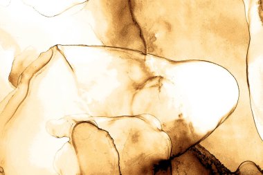 Alkol mürekkebinin sunduğu yüksek kaliteli akış sanatı tasarımcıya modern bir soyut arkaplan sağlar..