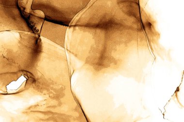 Alkol mürekkebinin sunduğu yüksek kaliteli akış sanatı tasarımcıya modern bir soyut arkaplan sağlar..