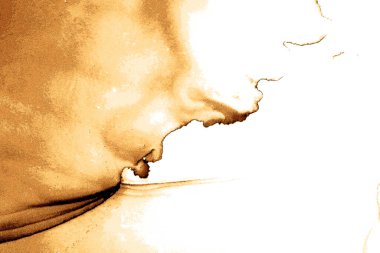 Alkol mürekkebinin sunduğu yüksek kaliteli akış sanatı tasarımcıya modern bir soyut arkaplan sağlar..