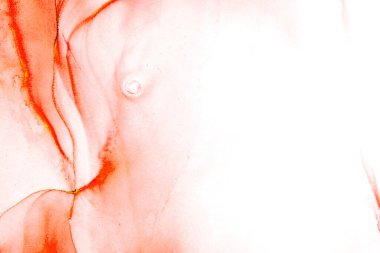 Alkol mürekkebinin sunduğu yüksek kaliteli akış sanatı tasarımcıya modern bir soyut arkaplan sağlar..