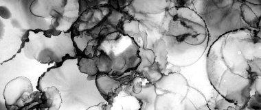 Alkol mürekkebinin sunduğu yüksek kaliteli akış sanatı tasarımcıya modern bir soyut arkaplan sağlar..