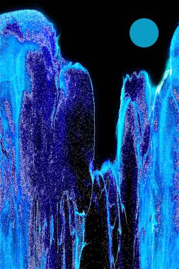 Alkol mürekkebi ve renkli soyut modern resim arka planıyla yapılmış yüksek kalite modern soyut resim..