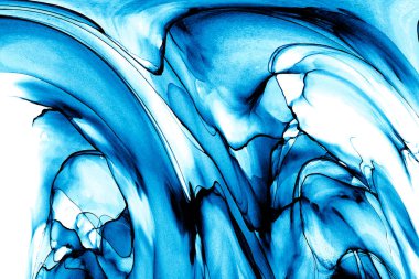 Alkol mürekkebi ve renkli soyut modern resim arka planıyla yapılmış yüksek kalite modern soyut resim..