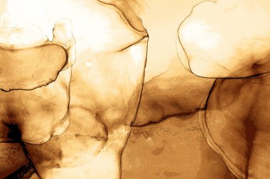 Alkol mürekkebinin sunduğu yüksek kaliteli akış sanatı tasarımcıya modern bir soyut arkaplan sağlar..