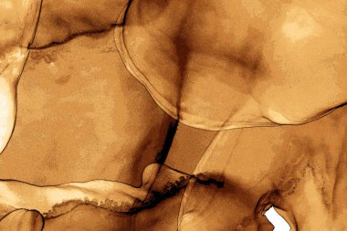 Alkol mürekkebinin sunduğu yüksek kaliteli akış sanatı tasarımcıya modern bir soyut arkaplan sağlar..