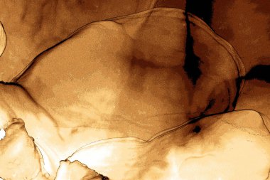 Alkol mürekkebinin sunduğu yüksek kaliteli akış sanatı tasarımcıya modern bir soyut arkaplan sağlar..