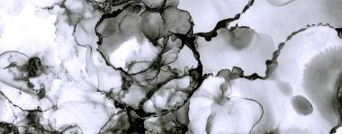 Alkol mürekkebinin sunduğu yüksek kaliteli akış sanatı tasarımcıya modern bir soyut arkaplan sağlar..