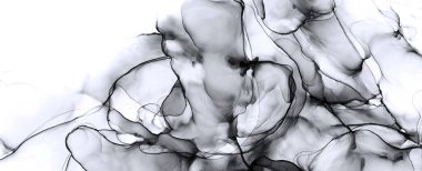 Alkol mürekkebinin sunduğu yüksek kaliteli akış sanatı tasarımcıya modern bir soyut arkaplan sağlar..