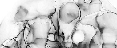 Alkol mürekkebinin sunduğu yüksek kaliteli akış sanatı tasarımcıya modern bir soyut arkaplan sağlar..