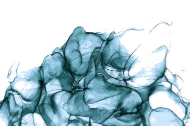 Alkol mürekkebinin sunduğu yüksek kaliteli akış sanatı tasarımcıya modern bir soyut arkaplan sağlar..