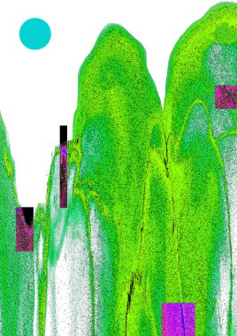 Yüksek kaliteli soyut tablolar tasarımcılara modern bir sanat arkaplanı kazandırıyor.