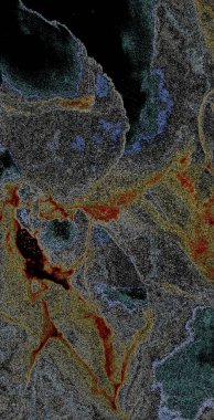 Alkol mürekkebi ve renkli soyut modern resim arka planıyla yapılmış yüksek kalite modern soyut resim..