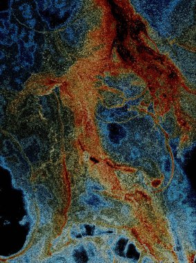 Alkol mürekkebi ve renkli soyut modern resim arka planıyla yapılmış yüksek kalite modern soyut resim..