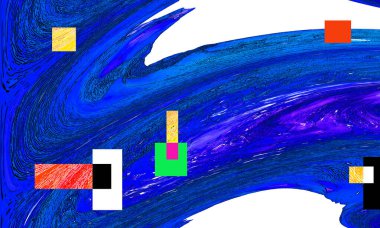 Hayattaki yaratıcı çizimler. Tasarımcılar için renkli ve güzel arkaplan modelleri