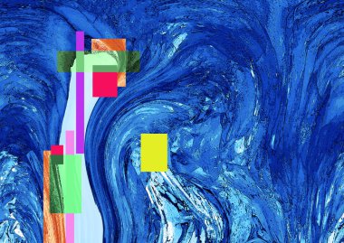 Hayattaki yaratıcı çizimler. Tasarımcılar için renkli ve güzel arkaplan modelleri