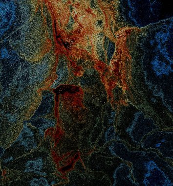 Alkol mürekkebi ve renkli soyut modern resim arka planıyla yapılmış yüksek kalite modern soyut resim..