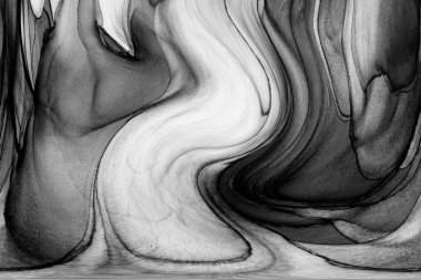 Alkol mürekkebi ve renkli soyut modern resim arka planıyla yapılmış yüksek kalite modern soyut resim..