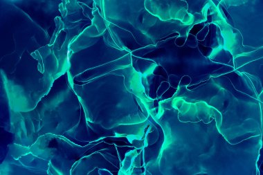 Alkol mürekkebiyle sunulan yüksek kaliteli soyut resim tasarımcıya modern bir sanat arkaplanı sunuyor..