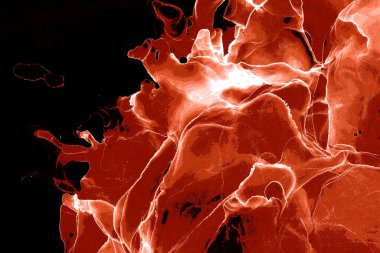 Alkol mürekkebiyle sunulan yüksek kaliteli soyut resim tasarımcıya modern bir sanat arkaplanı sunuyor..