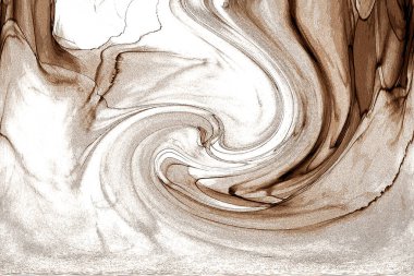 Alkol mürekkebiyle sunulan yüksek kaliteli soyut resim tasarımcıya modern bir sanat arkaplanı sunuyor..