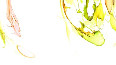 Alkol mürekkebiyle sunulan yüksek kaliteli soyut resim tasarımcıya modern bir sanat arkaplanı sunuyor..