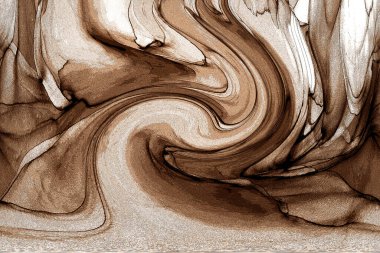 Modern soyut resim. Renkli akıcı sanat resimleri. Geometrik arkaplan.