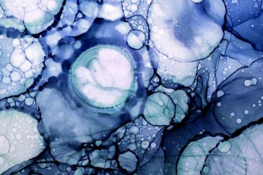 Alkol mürekkebi ve renkli soyut modern resim arka planıyla yapılmış yüksek kalite modern soyut resim..