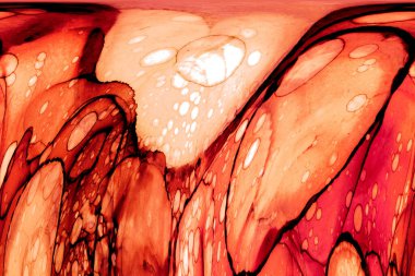 Alkol mürekkebi ve renkli soyut modern resim arka planıyla yapılmış yüksek kalite modern soyut resim..