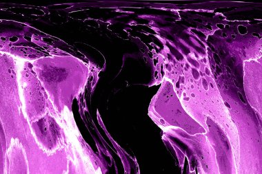 Alkol mürekkebinin sunduğu yüksek kaliteli akış sanatı tasarımcıya modern bir soyut arkaplan sağlar..