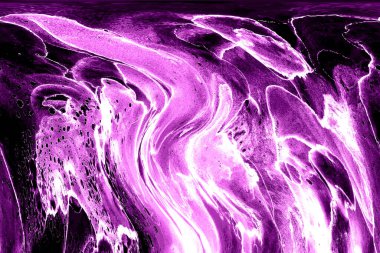 Alkol mürekkebinin sunduğu yüksek kaliteli akış sanatı tasarımcıya modern bir soyut arkaplan sağlar..