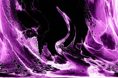 Alkol mürekkebinin sunduğu yüksek kaliteli akış sanatı tasarımcıya modern bir soyut arkaplan sağlar..