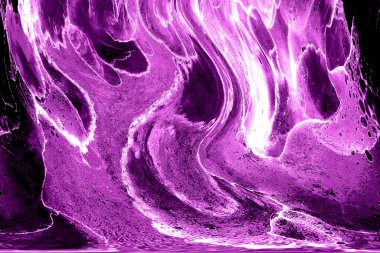 Alkol mürekkebinin sunduğu yüksek kaliteli akış sanatı tasarımcıya modern bir soyut arkaplan sağlar..