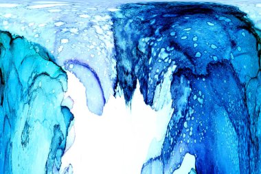 Yüksek kaliteli soyut Çin manzara resminin modern sanat arka planı alkol mürekkebiyle sunulmuştur..