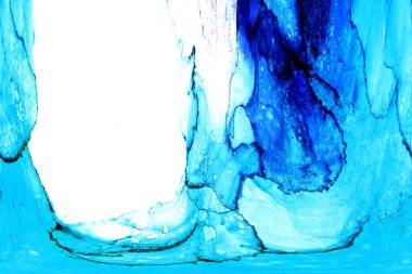 Yüksek kaliteli soyut Çin manzara resminin modern sanat arka planı alkol mürekkebiyle sunulmuştur..