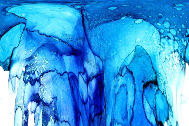 Yüksek kaliteli soyut Çin manzara resminin modern sanat arka planı alkol mürekkebiyle sunulmuştur..