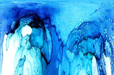 Yüksek kaliteli soyut Çin manzara resminin modern sanat arka planı alkol mürekkebiyle sunulmuştur..