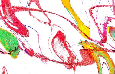 Modern soyut resim. Renkli akıcı sanat resimleri. Geometrik arkaplan.